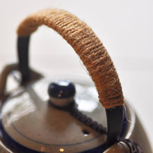 Load image into Gallery viewer, a close up of a hand-painted ceramic teapot