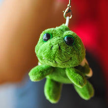 Load image into Gallery viewer, Sea Turtle Plush Charity Keychain
