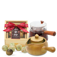 Load image into Gallery viewer, 2026 Parent's Day Gift Set | 6 Year Aged Imperial Ripe Puer Green Tangerine