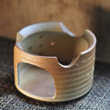 Muatkan imej ke dalam penonton Galeri, Pumpkin Shaped Teapot with Warmer Set | Pottery - LEGEND OF TEA