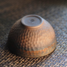 Muatkan imej ke dalam penonton Galeri, Hammer Pattern Kiln Transmutation Cup | Pottery - LEGEND OF TEA