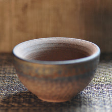Load image into Gallery viewer, Hammer Pattern Kiln Transmutation Cup | Pottery - LEGEND OF TEA
