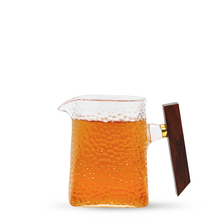 Load image into Gallery viewer, Wooden Handle Glass Pitcher (Square) - LEGEND OF TEA
