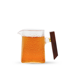 Load image into Gallery viewer, Wooden Handle Glass Pitcher (Square) - LEGEND OF TEA