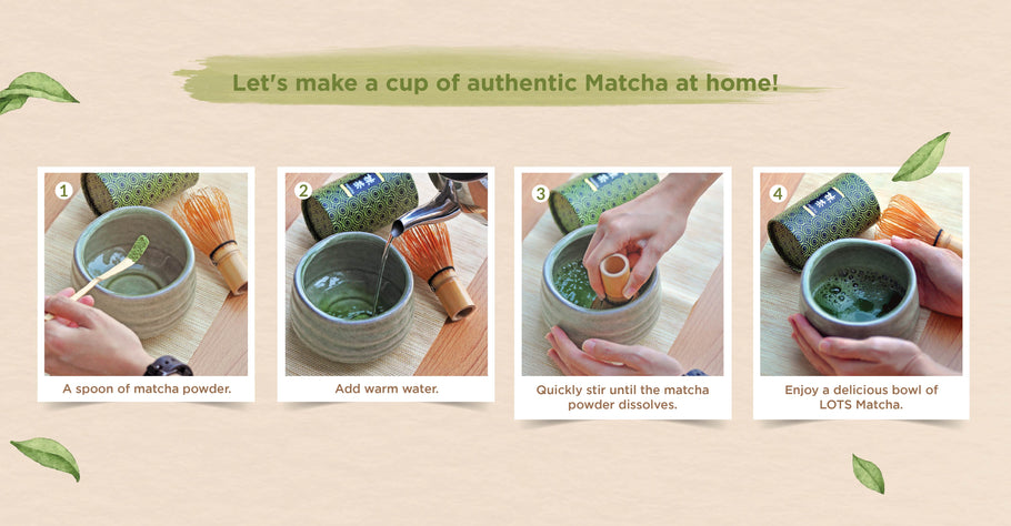 Let's make a cup of authentic Matcha at home!