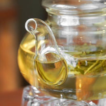Load image into Gallery viewer, Glass Teapot Warmer Set with Infuser
