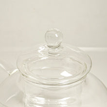 Load image into Gallery viewer, Glass Teapot Warmer Set with Infuser
