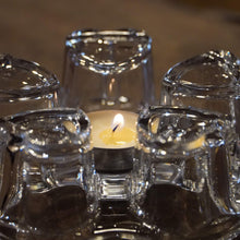 Load image into Gallery viewer, Glass Teapot Warmer Set with Infuser
