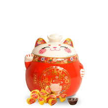 Load image into Gallery viewer, 2026 CNY Gift Set | Pair of Fortune Cats 招财进宝
