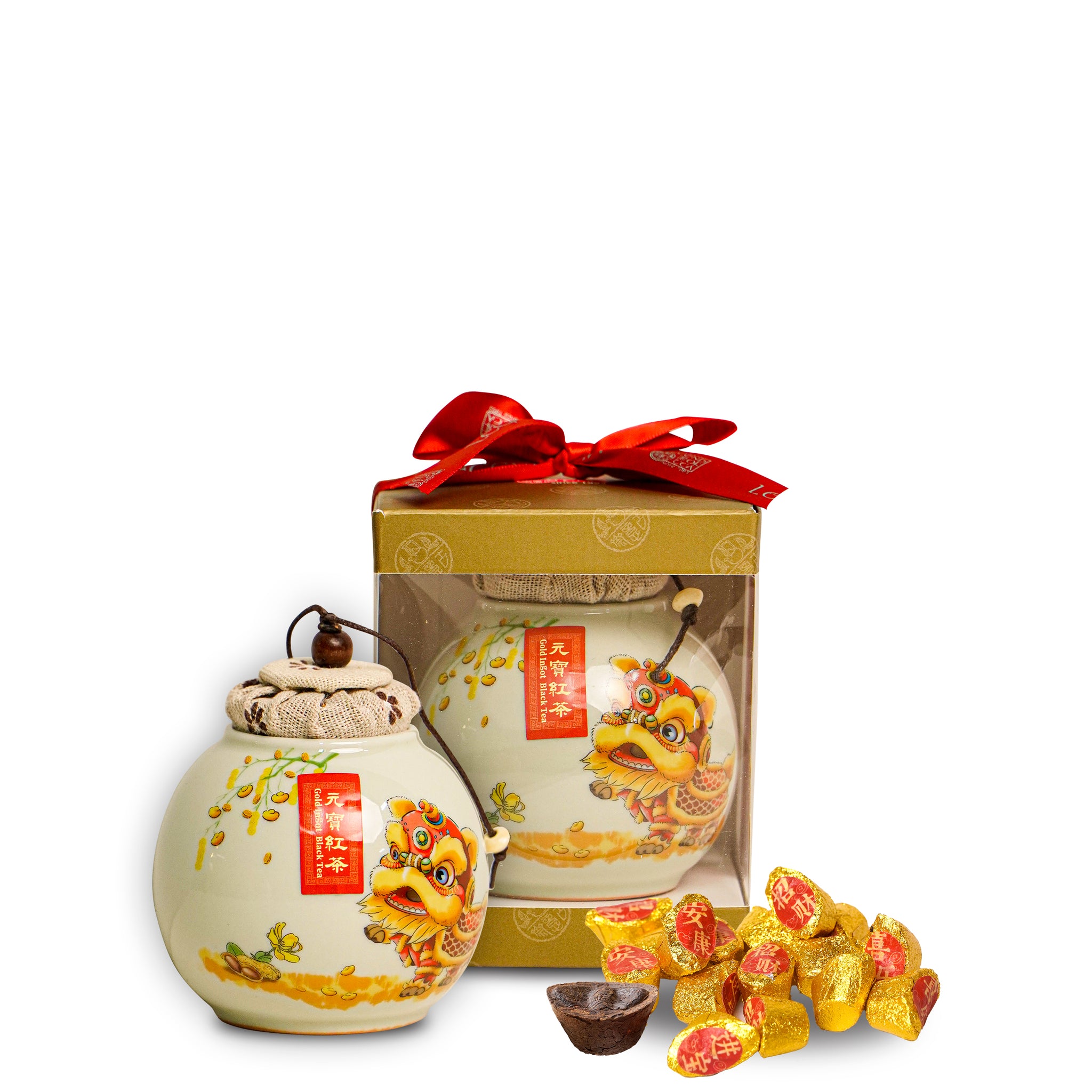 2026 Gift Set | Good Fortune 好狮花生| Blooming Wishes 柿狮如意