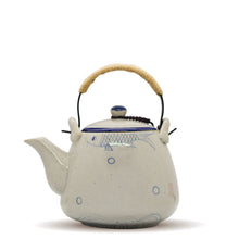 Load image into Gallery viewer, a close up of a hand-painted ceramic teapot
