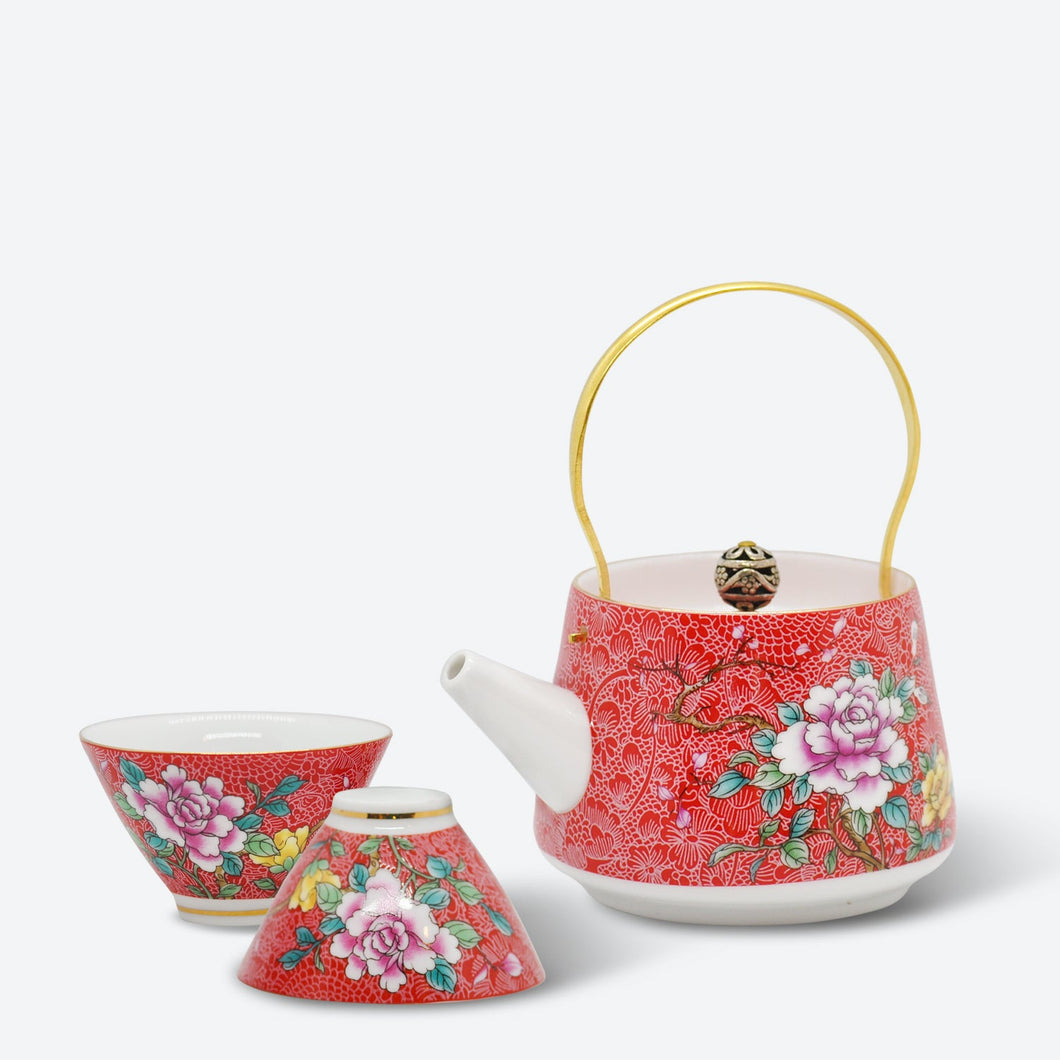Tea Gift | Vitreous Enamel Teaware Set - LEGEND OF TEA