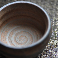 Load image into Gallery viewer, Stripped Pattern Kiln Transmutation Cup | Pottery - LEGEND OF TEA
