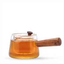 Muatkan imej ke dalam penonton Galeri, Wooden Handle Glass Tea Pot - LEGEND OF TEA
