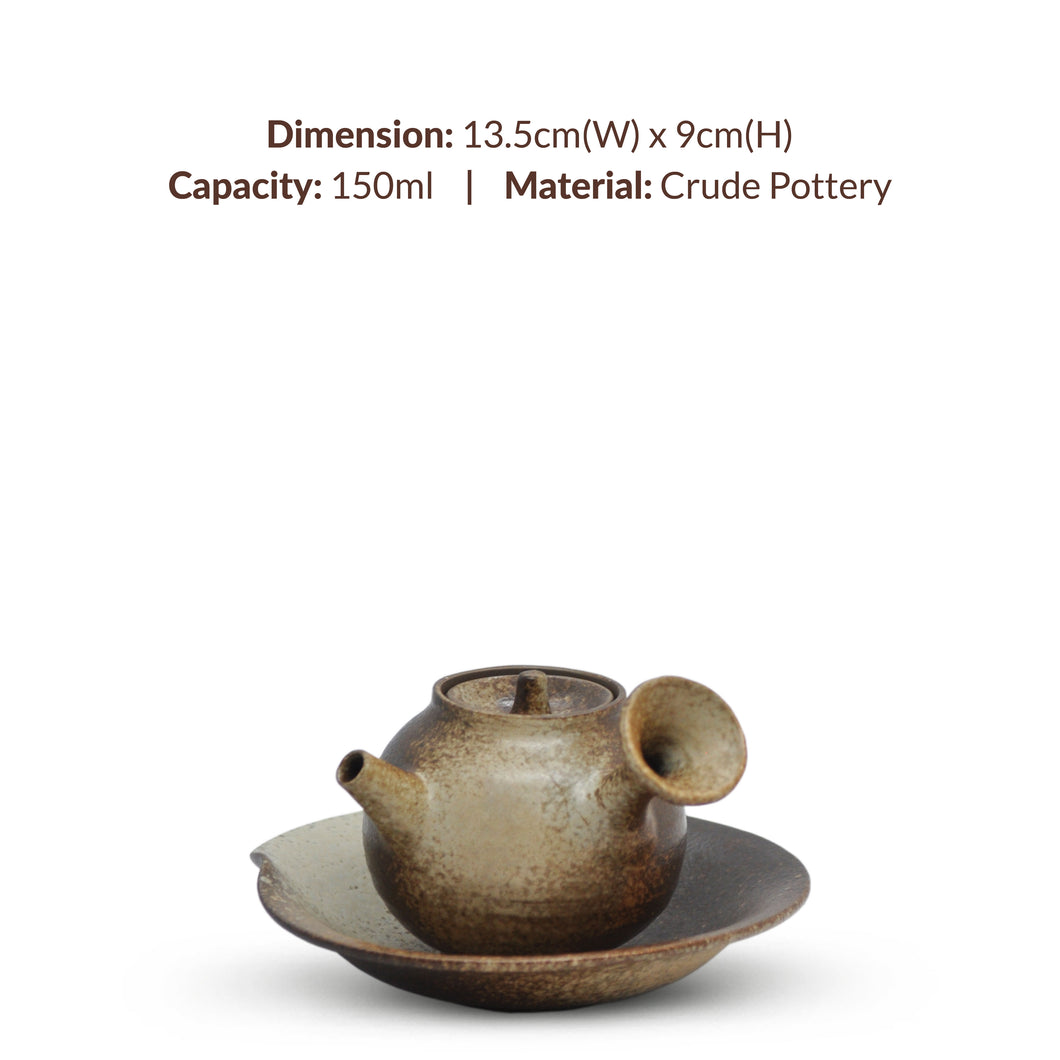 Japanese-Style Side Handle Pot | Pottery - LEGEND OF TEA
