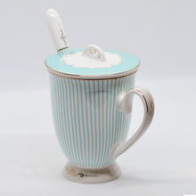 Muatkan imej ke dalam penonton Galeri, European Style Striped Tall Tea Cup Set - LEGEND OF TEA
